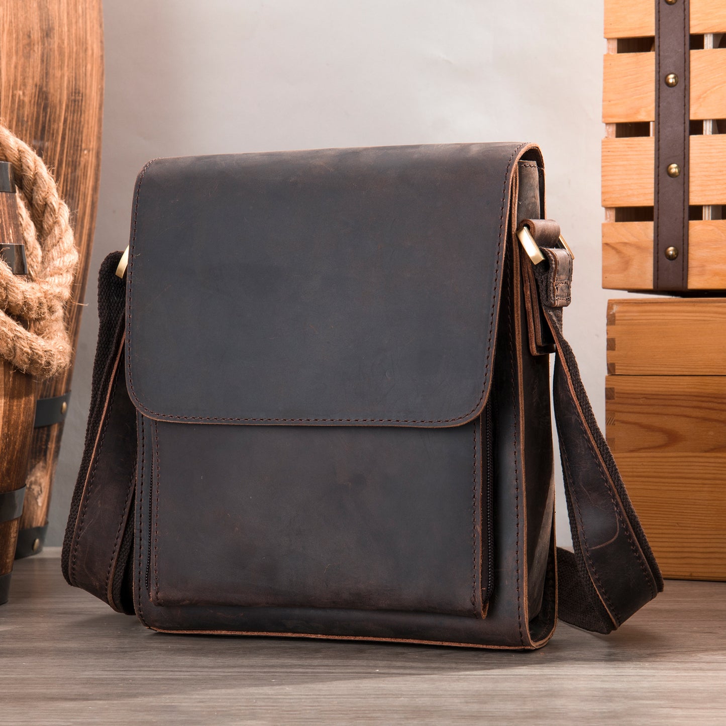 Túi Đeo Vai - Da Bò - Nam - H043262