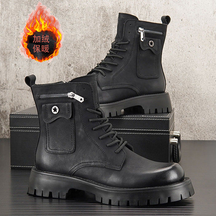 Giày Boots - Vải Jean Bò - Nam - H016751