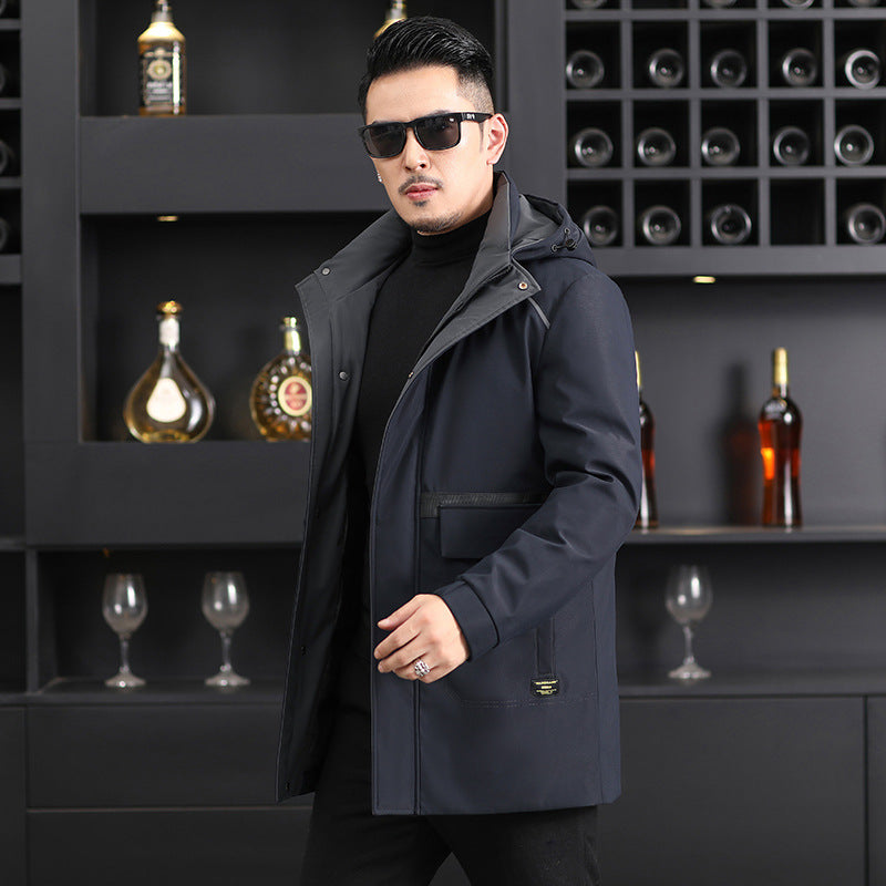 Áo Có Mũ - Dáng Dài - Nam - H032545