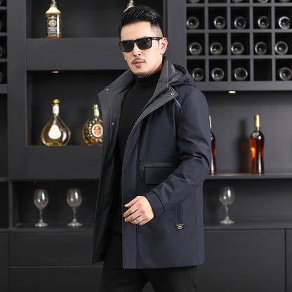 Áo Có Mũ - Dáng Dài - Nam - H032545