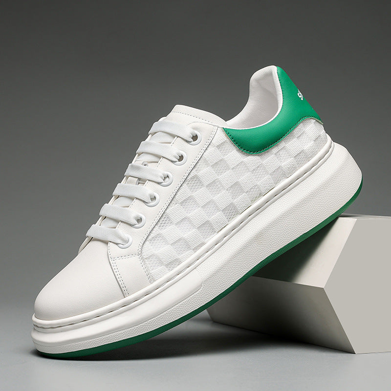 Giày Thể Thao Trắng - Da Bò - Nam - H050421