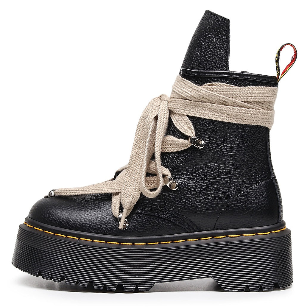 Boots Cổ Thấp - Da Bò - Unisex - H060283