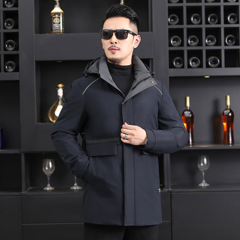 Áo Có Mũ - Dáng Dài - Nam - H032545