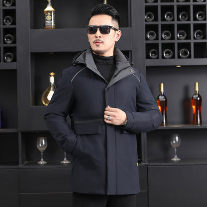 Áo Có Mũ - Dáng Dài - Nam - H032545