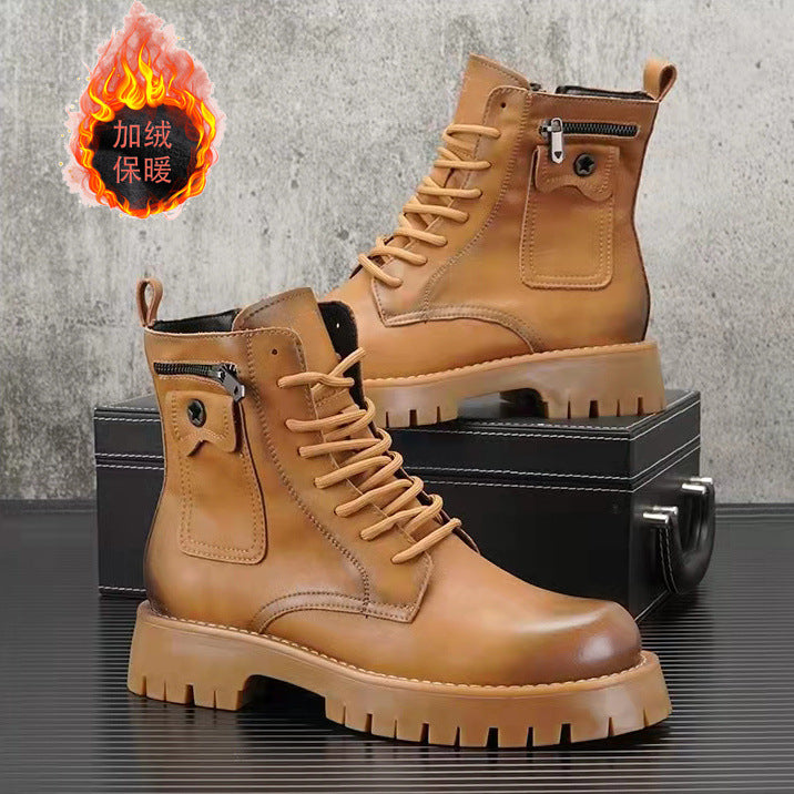 Giày Boots - Vải Jean Bò - Nam - H016751