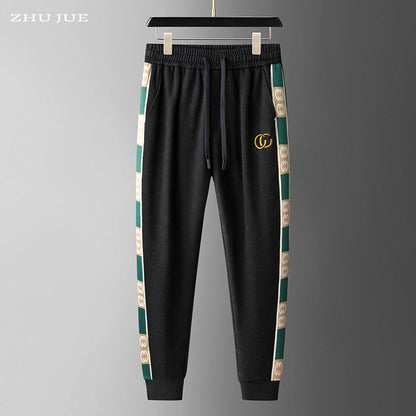 Quần jogger thêu chỉ nổi nam H072132