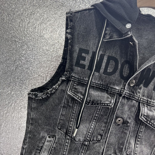 Áo Có Mũ - Vải Jean Bò - Nam - H022452