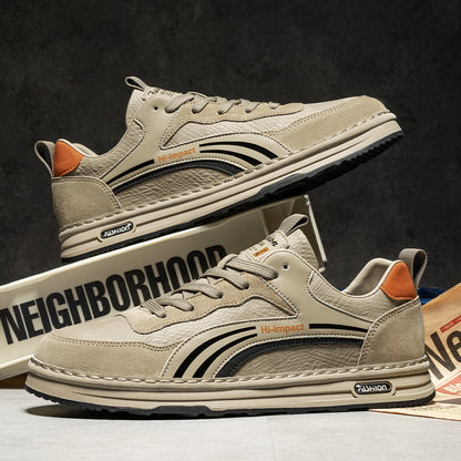 Giày Đế Bệt - Da Bò - Nam - H050842