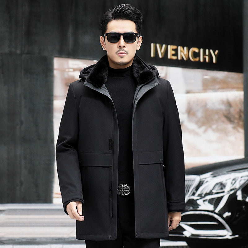 Áo Có Mũ - Dáng Dài - Nam - H035046