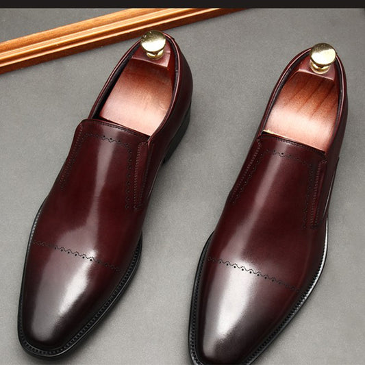 Giày da da bò nam H071666