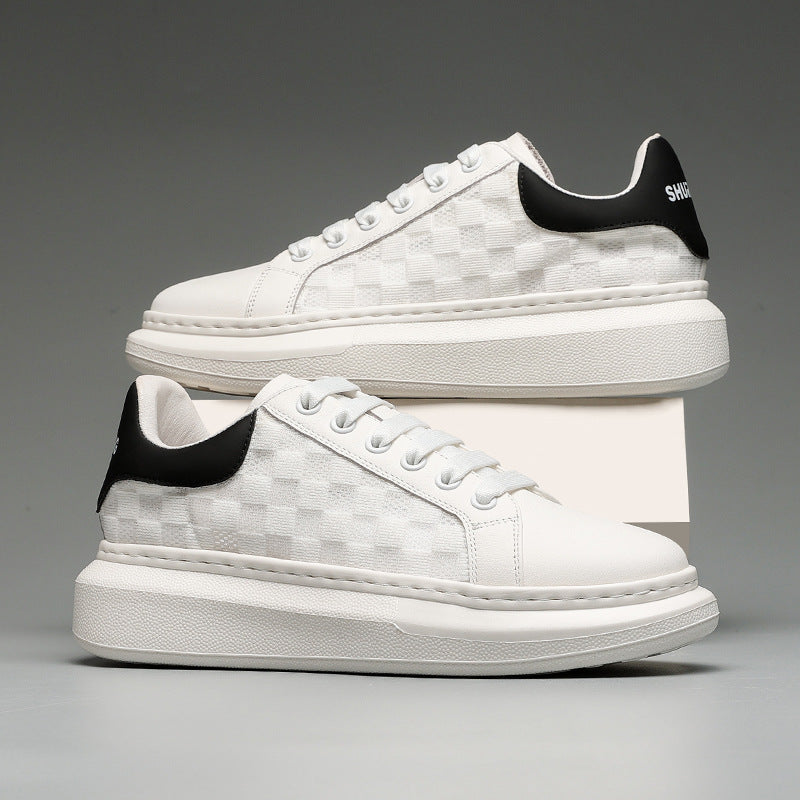 Giày Thể Thao Trắng - Da Bò - Nam - H050421