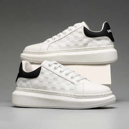 Giày Thể Thao Trắng - Da Bò - Nam - H050421