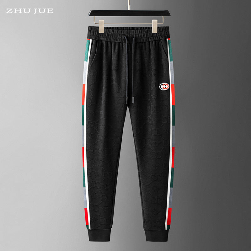 Quần jogger thêu chỉ nổi nam H072041