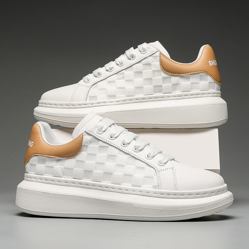 Giày Thể Thao Trắng - Da Bò - Nam - H050421