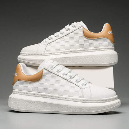 Giày Thể Thao Trắng - Da Bò - Nam - H050421