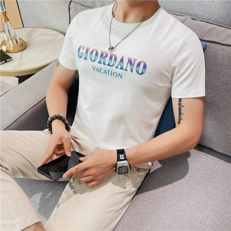 Áo T shirt Áo thun - Ngắn Tay - Nam - H068130