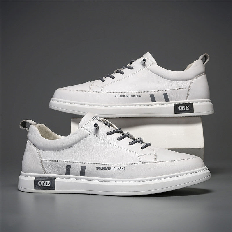 Giày Thể Thao Trắng - Da Bò - Nam - H050441