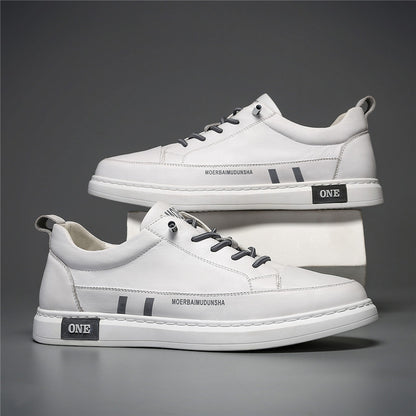 Giày Thể Thao Trắng - Da Bò - Nam - H050441