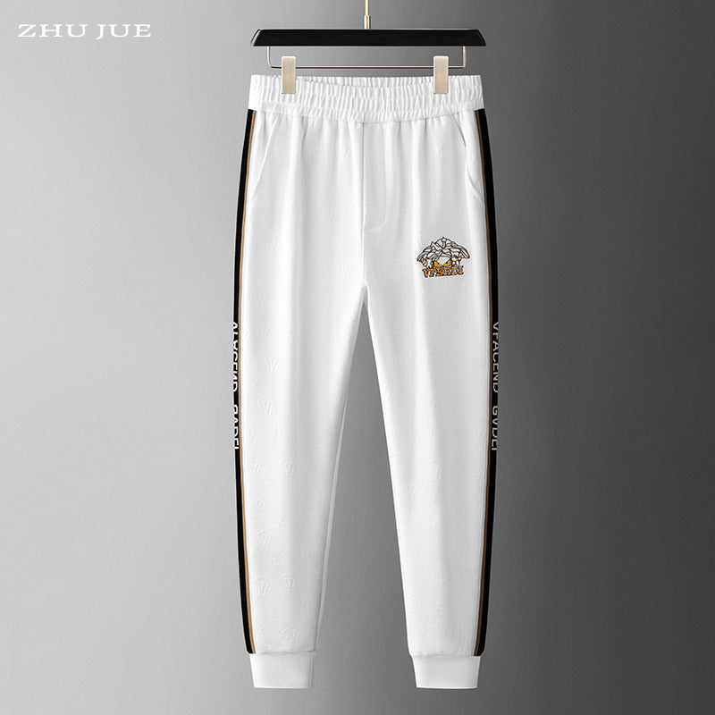 Quần jogger thêu chỉ nổi nam H072135