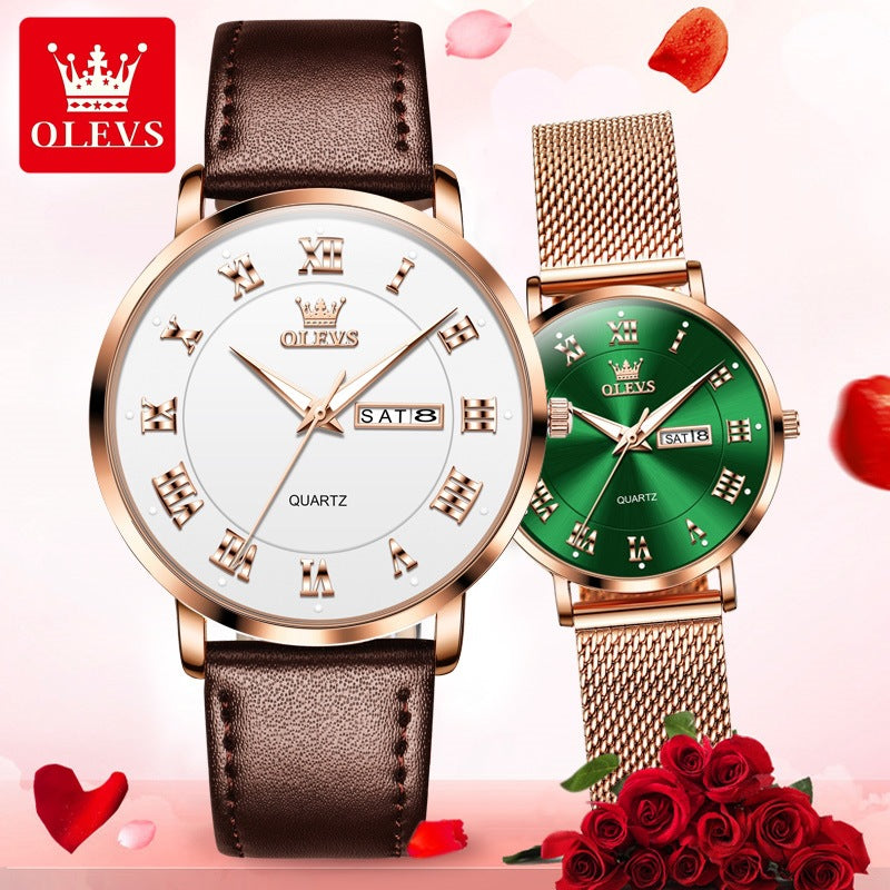 Đồng Hồ - Kim Dạ Quang - Nam - H049199