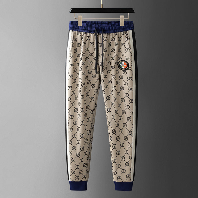 Quần jogger thêu chỉ nổi nam H071988