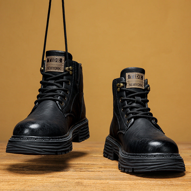 Boots Cổ Thấp - Thu Đông - Nam - H050971