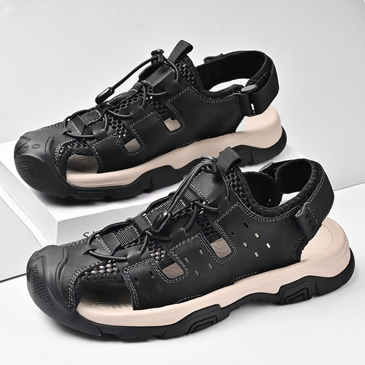 Dép Sandal - Da Bò - Nam - H051807