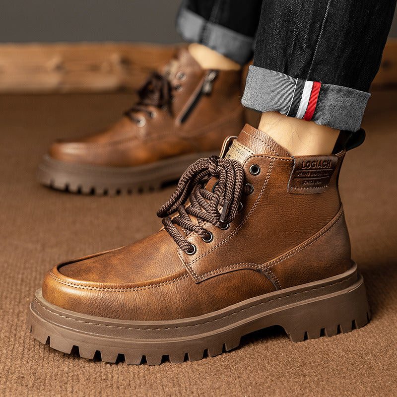 Boots Cổ Thấp - Phong Cách Cổ Điển - Nam - H050949