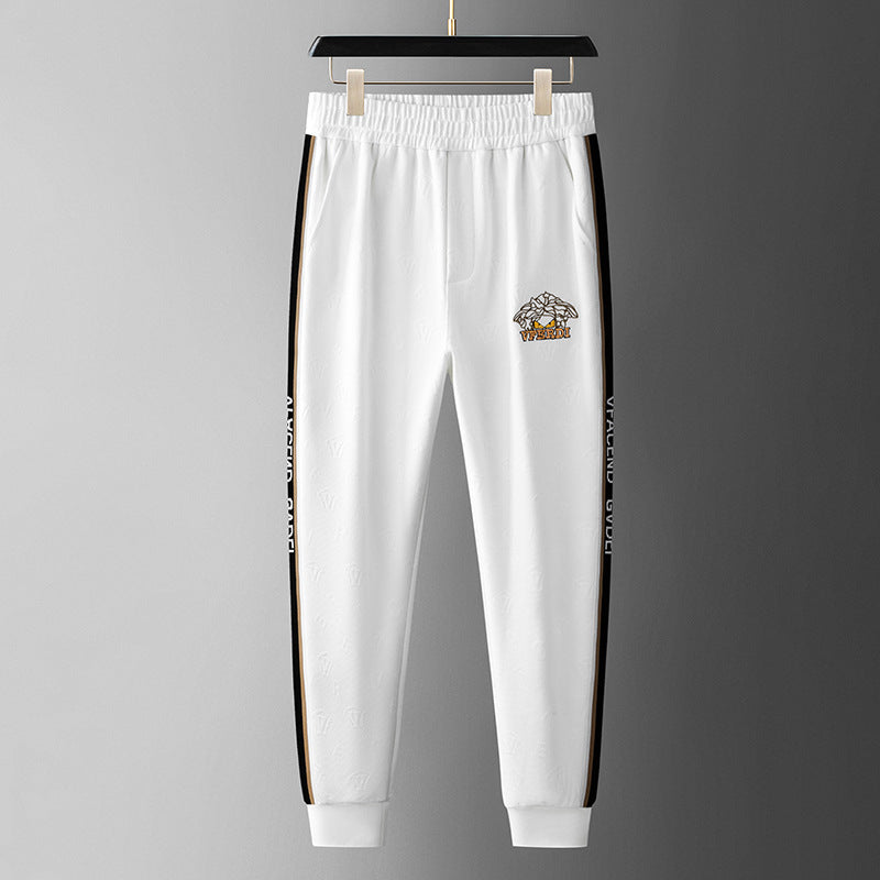 Quần jogger thêu chỉ nổi nam H072135