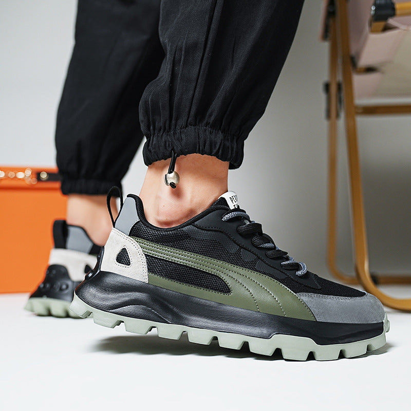 Giày Thể Thao Tăng Chiều Cao - Da Bò - Nam - H050840