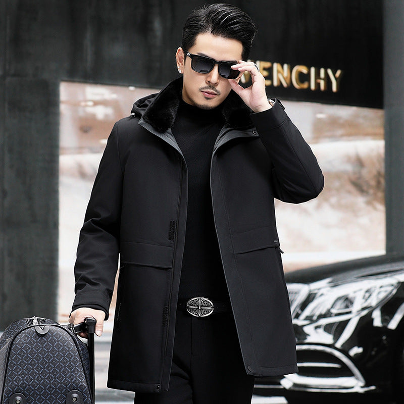 Áo Có Mũ - Dáng Dài - Nam - H035046