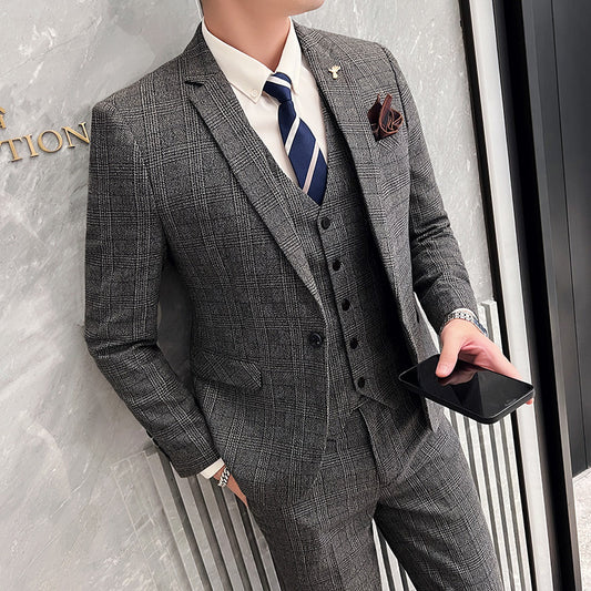 Bộ Đồ - Kẻ Caro - Nam - H059580