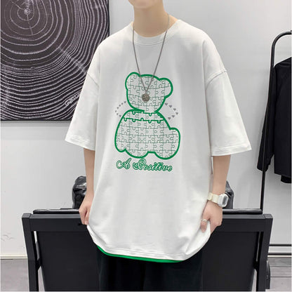 Áo T shirt Áo thun - Mùa Hè - Nam - H008195