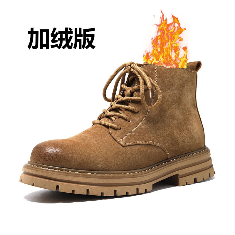 Boots Cổ Thấp - Da Bò - Nam - H058984