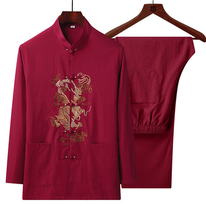 Bộ Đồ - Thêu Chỉ Nổi - Nam - H067244