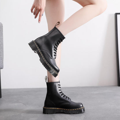 Boots Cổ Thấp - Da Bò - Unisex - H060286