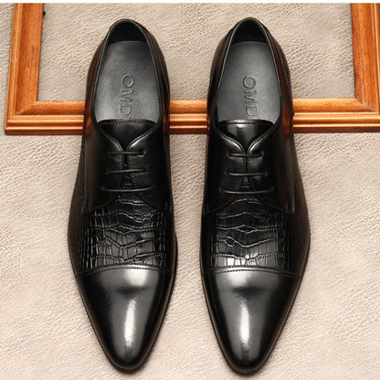 Giày da da bò nam H071714