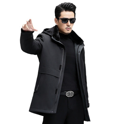 Áo Có Mũ - Dáng Dài - Nam - H035046