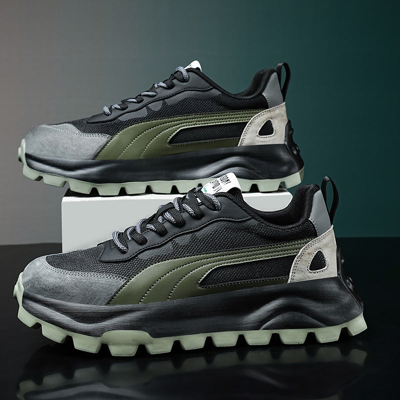 Giày Thể Thao Tăng Chiều Cao - Da Bò - Nam - H050840