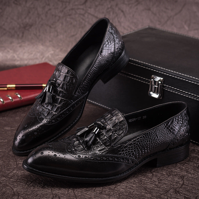 Giày da mùa hè nam H071708