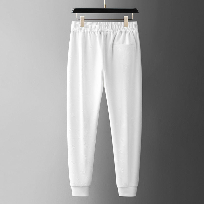 Quần jogger thêu chỉ nổi nam H072135