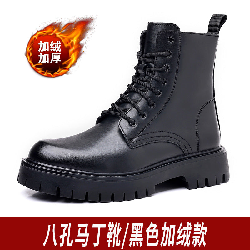 Boots Cổ Thấp - Da Bò - Nam - H063945