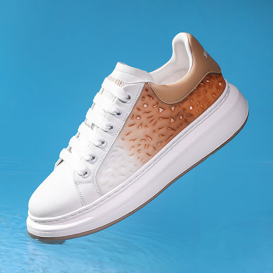 Giày Thể Thao Tăng Chiều Cao - Da Bò - Nam - H050423