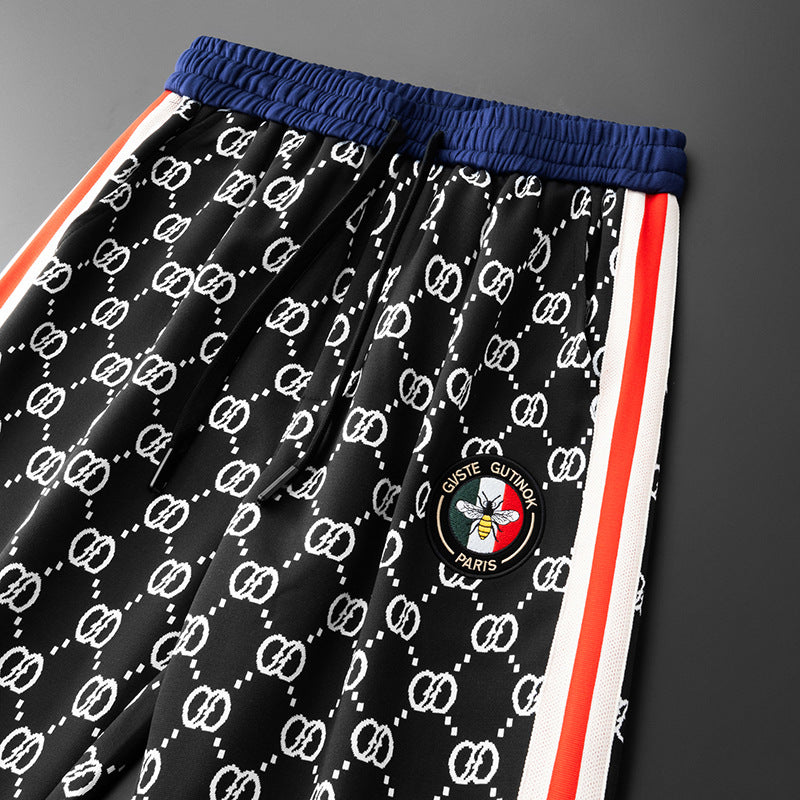 Quần jogger thêu chỉ nổi nam H071988