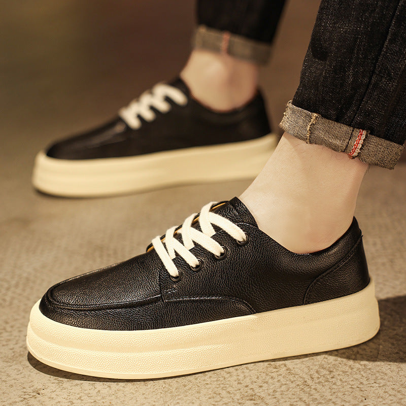 Giày Thể Thao Trắng - Da Bò - Nam - H050956