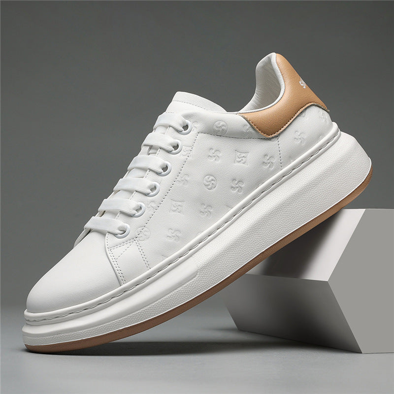 Giày Thể Thao Tăng Chiều Cao - Da Bò - Nam - H050422