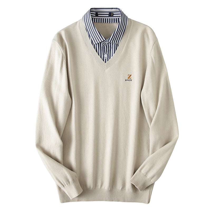 Áo Len - Thêu Chỉ Nổi - Nam - H049938