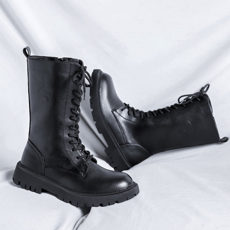 Boots Cổ Cao - Da Bò - Nam - H058740