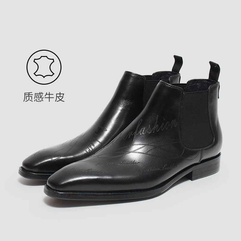 Giày boots thu đông nam H071725