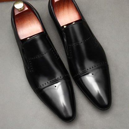 Giày da mũi nhọn nam H071716